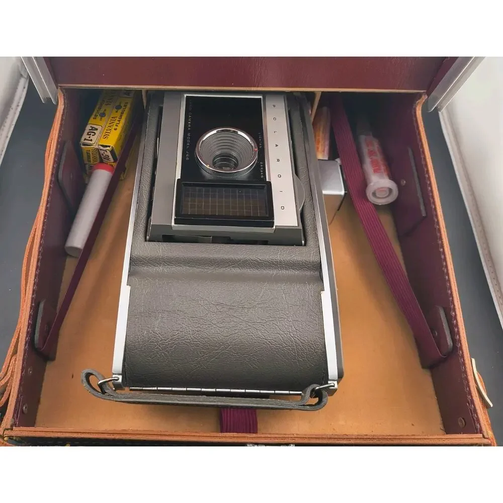 Vintage Polaroid J66 Camera Set - Pristine Bundle with Case & Accessories